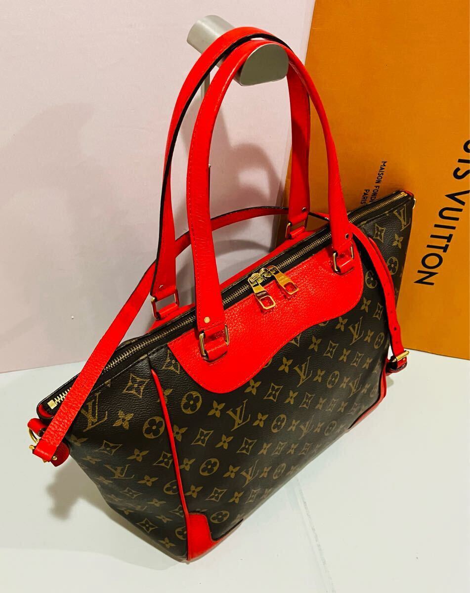 ルイ・ヴィトン エストレラ モノグラム 2wayバッグ LOUIS VUITTON 極上美品 モノグラム × レザー 2way バッグ ルイ