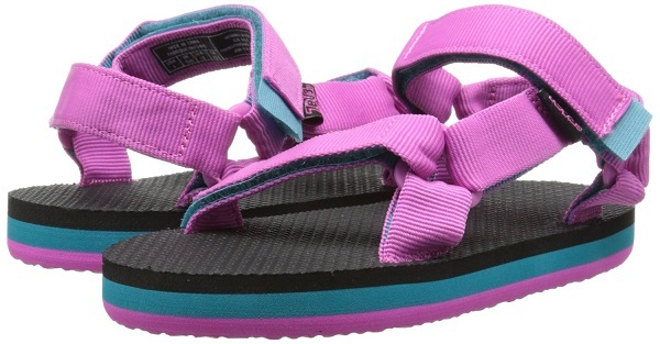 【KCM】TEVA-110039c-PTRQ-11■テバ キッズ サンダル Original Universal 110039c PTRQ/ピンク US11 (約18㎝)_画像1