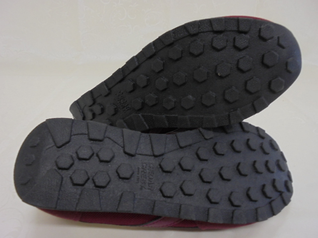 【KCM】JHKS-8-24.0★長期展示品★レディース　スニーカー　エンジ　24.0cm_画像5