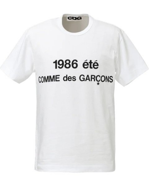 希少♥♥完売 CDGコムデギャルソン 限定Tシャツ 激レア コムデギャルソンCDG限定Tシャツ1986 ete(ブラック