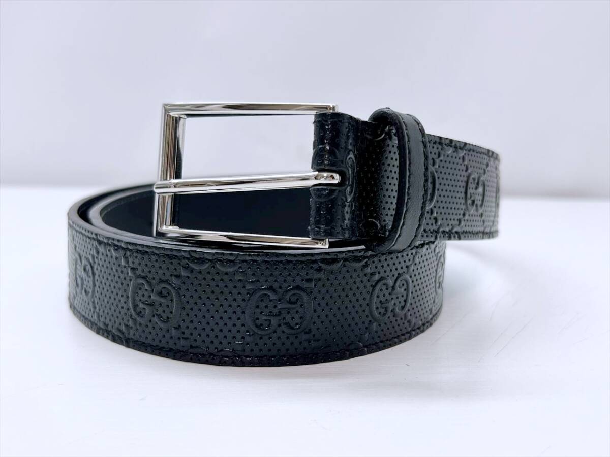美品　GUCCI　グッチ　GGエンボス　レザー　ベルト　85　474313 美品 GUCCI グッチ GGエンボス レザー ベルト 85 474313｜Yahoo