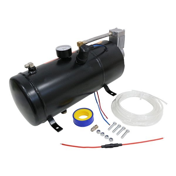 12V エアーホーン エアホーン エアーコンプレッサー ヤンキーホーン クラクション 空気圧縮機キット タンクポンプ 3L