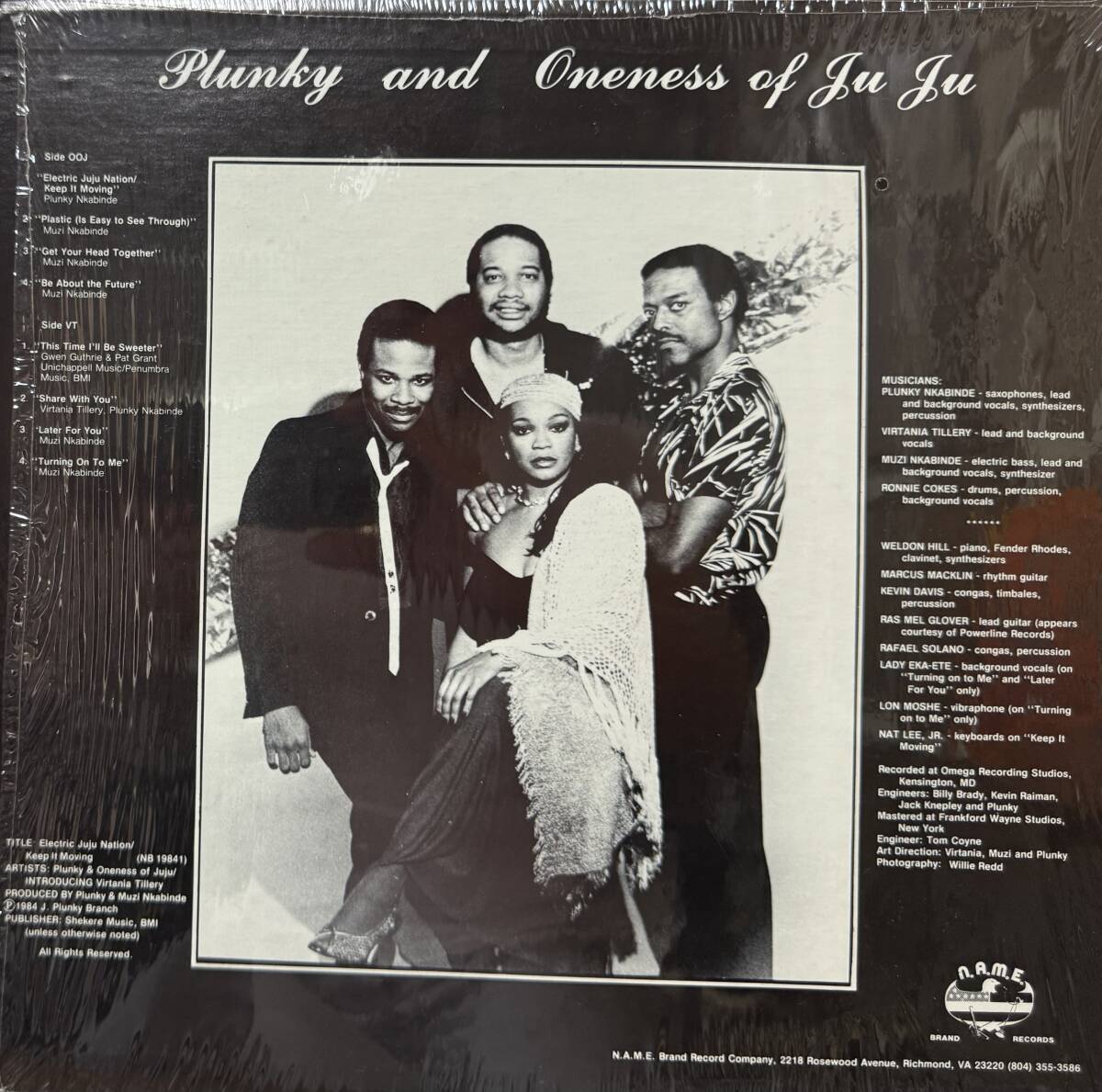 【廃盤LP】Plunky & Oneness Of JuJu / Electri 廃盤LP】Plunky & Oneness Of JuJu / Electric Juju Nation