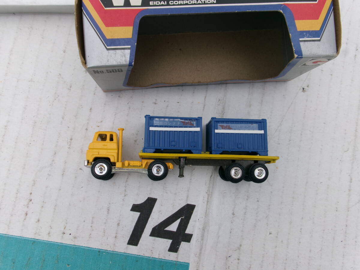 永大 エーダイ グリップゼッケン いすゞ VWR 340 国鉄コンテナトレーラー Japan Grip Eidai Corporation ISUZU VWR 340 zattelslepper 1
