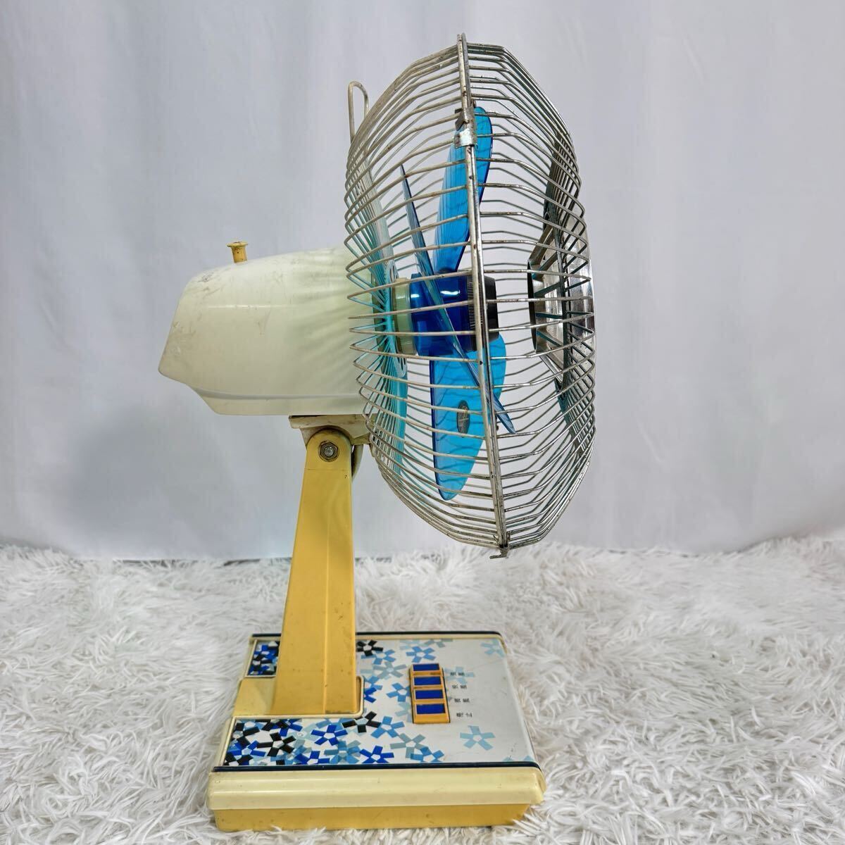 ☆超レア☆可動品☆富士電機☆ビンテージ扇風機☆タイマー付☆レトロ☆水色☆ レトロ 扇風機 FUJI ELECTRIC 富士電機 TA3002 昭和レトロ