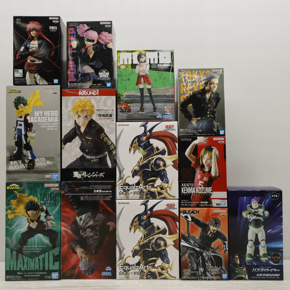 【22点】シャンフロ★転スラ★東リベ★ヒロアカなど★フィギュアまとめ売り★新品★ 玩E78 フィギュア 【120】13点まとめプライズ ◇転スラ/ヒロアカ