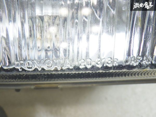 TOYOTA Toyota оригинальный GXS10 Crown противотуманные фары противотуманая фара стекло линзы левый и правый в комплекте KOITO Koito 20-313 немедленная уплата полки