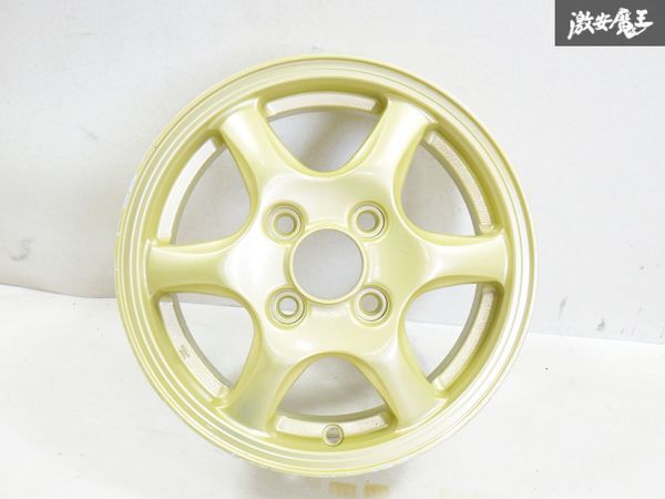 редкий! Subaru оригинальный R1 R2 Pleo 13 дюймовый 4.00B +45 PCD100 4H 4 дыра φ59 колесо 1 шт. одиночный немедленная уплата полки