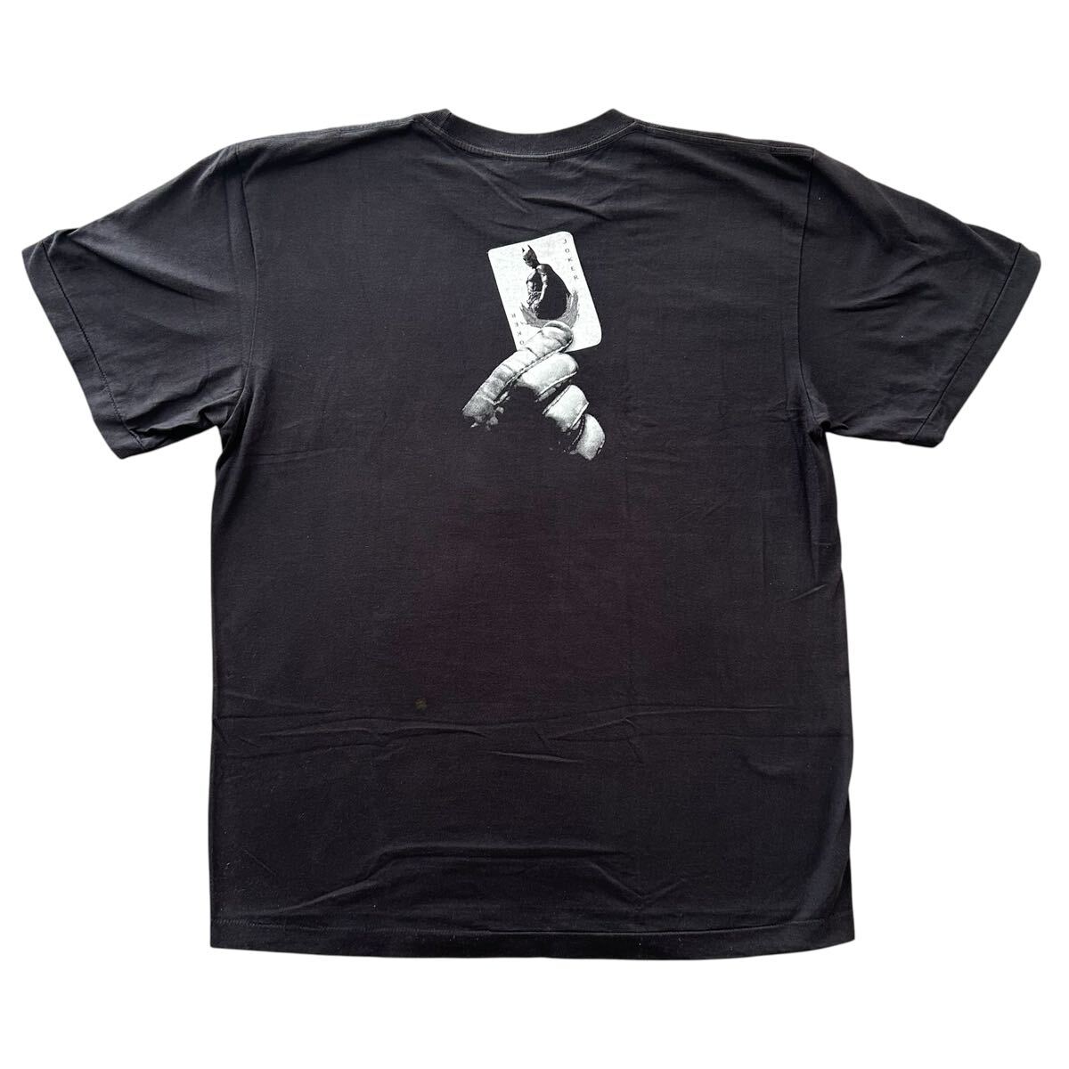 00S 映画 ダークナイト ジョーカー ヒースレジャー Tシャツ ムービーT XLサイズ】00s ジョーカー ダークナイト Tシャツ ビンテージ