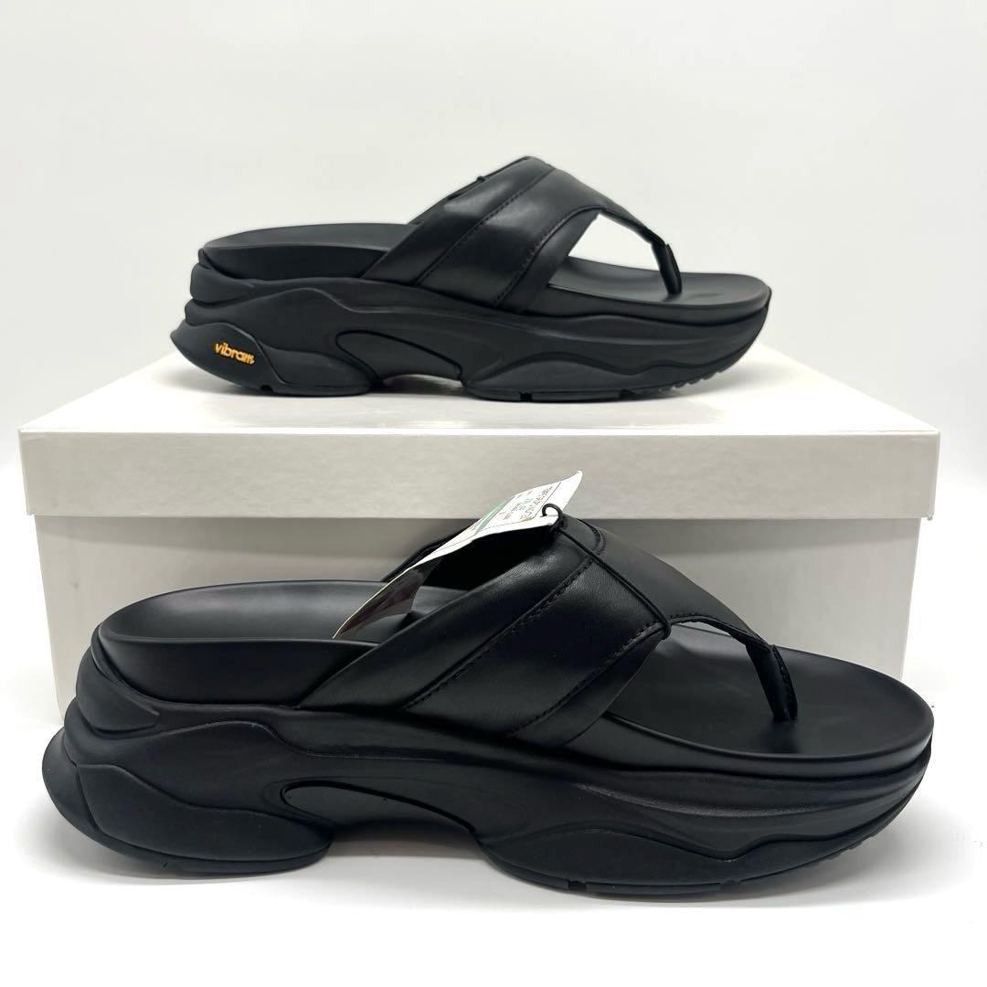 美品 Sise 厚底レザーサンダル Vibram 未使用完売品 ZARA ザラ Vibram ビブラム コラボ レザーサンダル