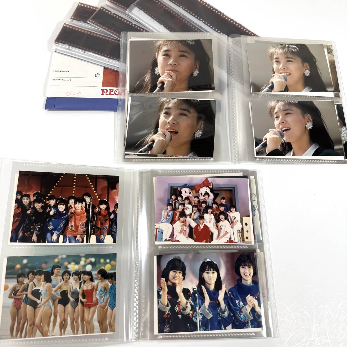 ☆[おニャン子グッズ7] 当時物 おニャン子クラブ 生写真36枚 +