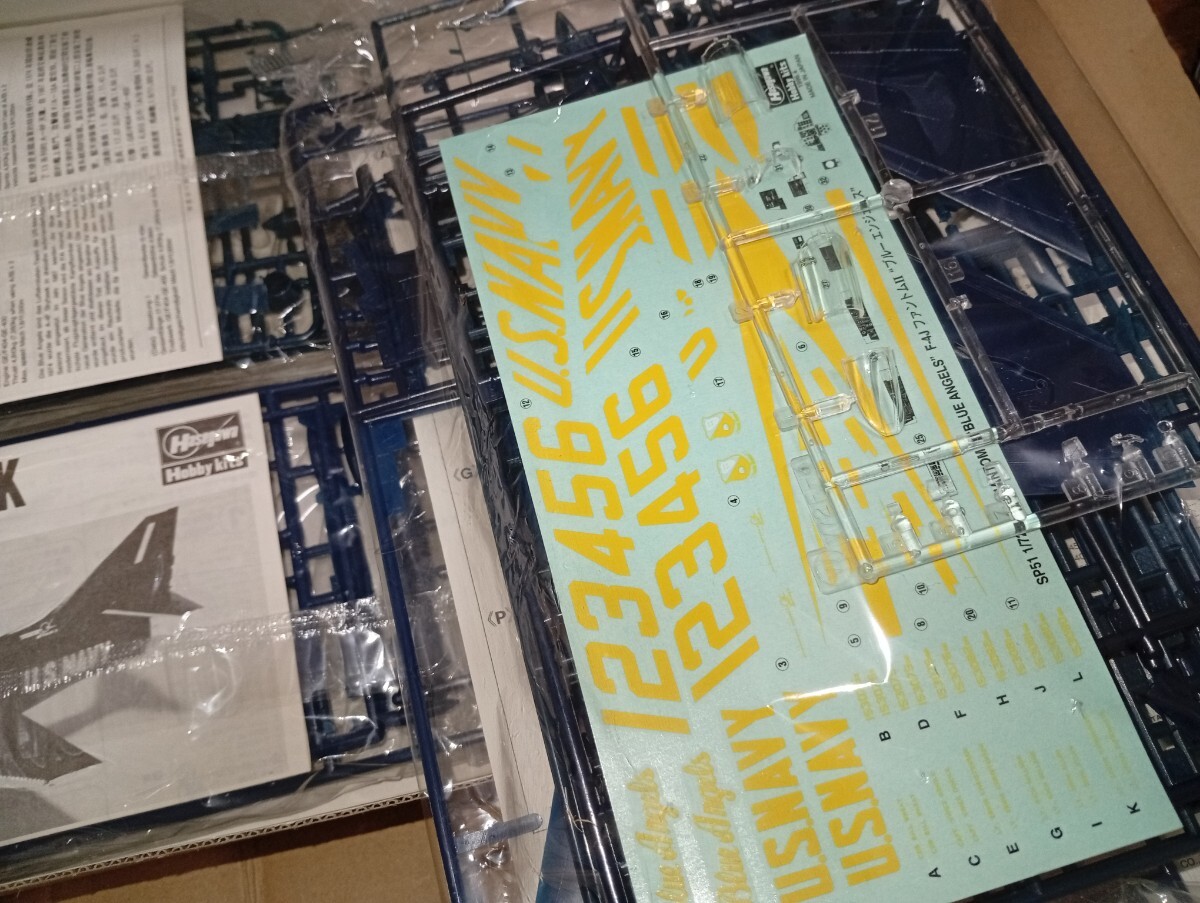 ハセガワ　1/72　ブルーエンジェルス歴代使用機 ヒストリー　5機種セット　中袋未開封　SP149　51649　HSASEGAWA Blue Angels HISTORY_画像5