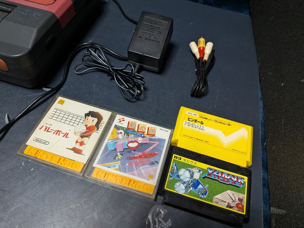 シャープ ツインファミコン AN-500B ベルト交換済 動作OK SHARP