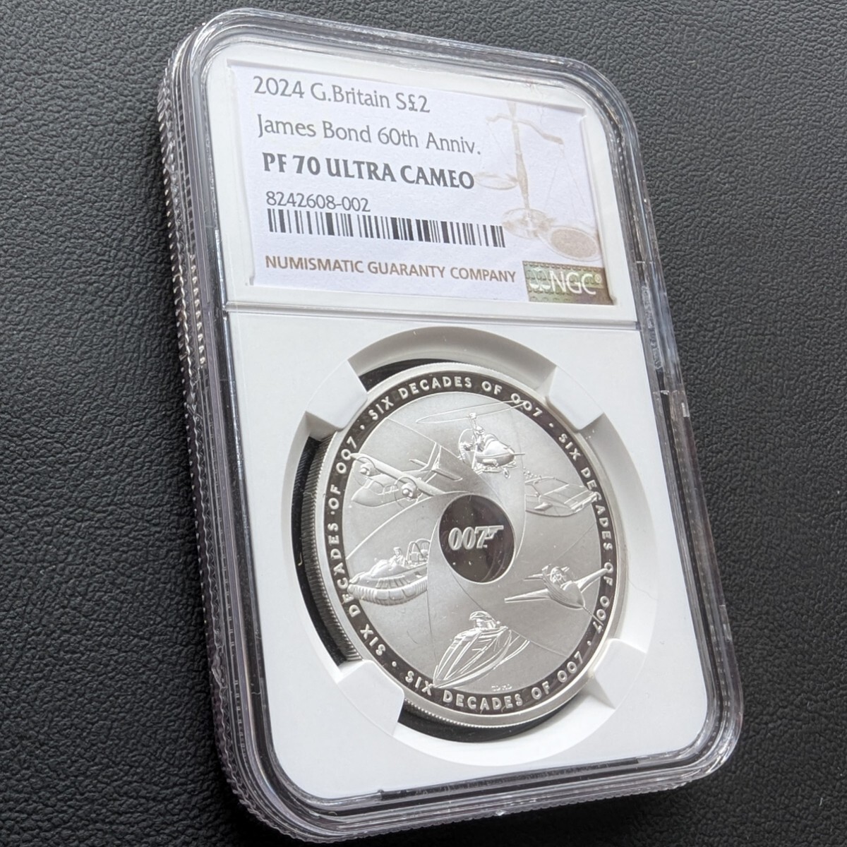 1オンス 銀貨 2023年 007銀貨 Bibian 比比昂- ☆最高鑑定銀貨2023年イギリス映画007コンプリー