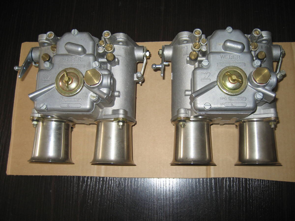 「ウェーバー48パイ DCOE」 2基 Yahoo!オークション - ウェーバー 48パイ WEBER 48 DCO2/SP 2基