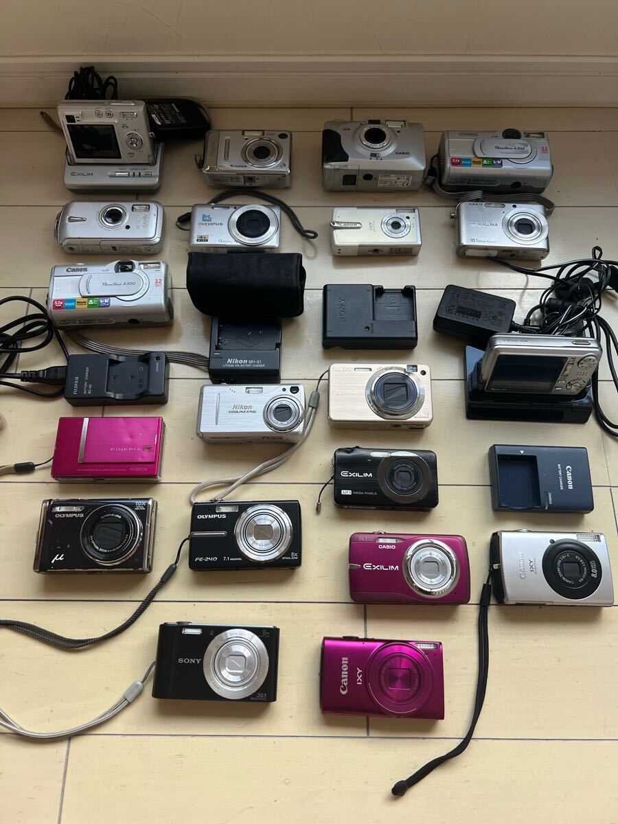 デジタルカメラ 6台まとめ売り Canon Nikon USED☆デジタルカメラ 20台セット SONY Canon Nikon OLYMPUS