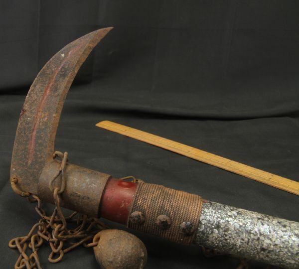 武具螺鈿飾り付け鎖り鎌 武具螺鈿飾り付け鎖り鎌