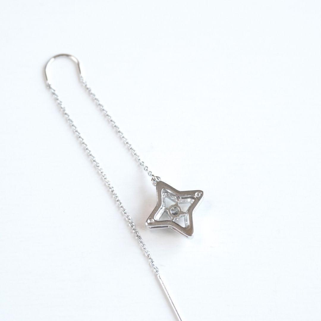 らんらん!　スワロフスキー　Sparkling Dance Starピアス らんらん! スワロフスキー Sparkling Dance Starピアス