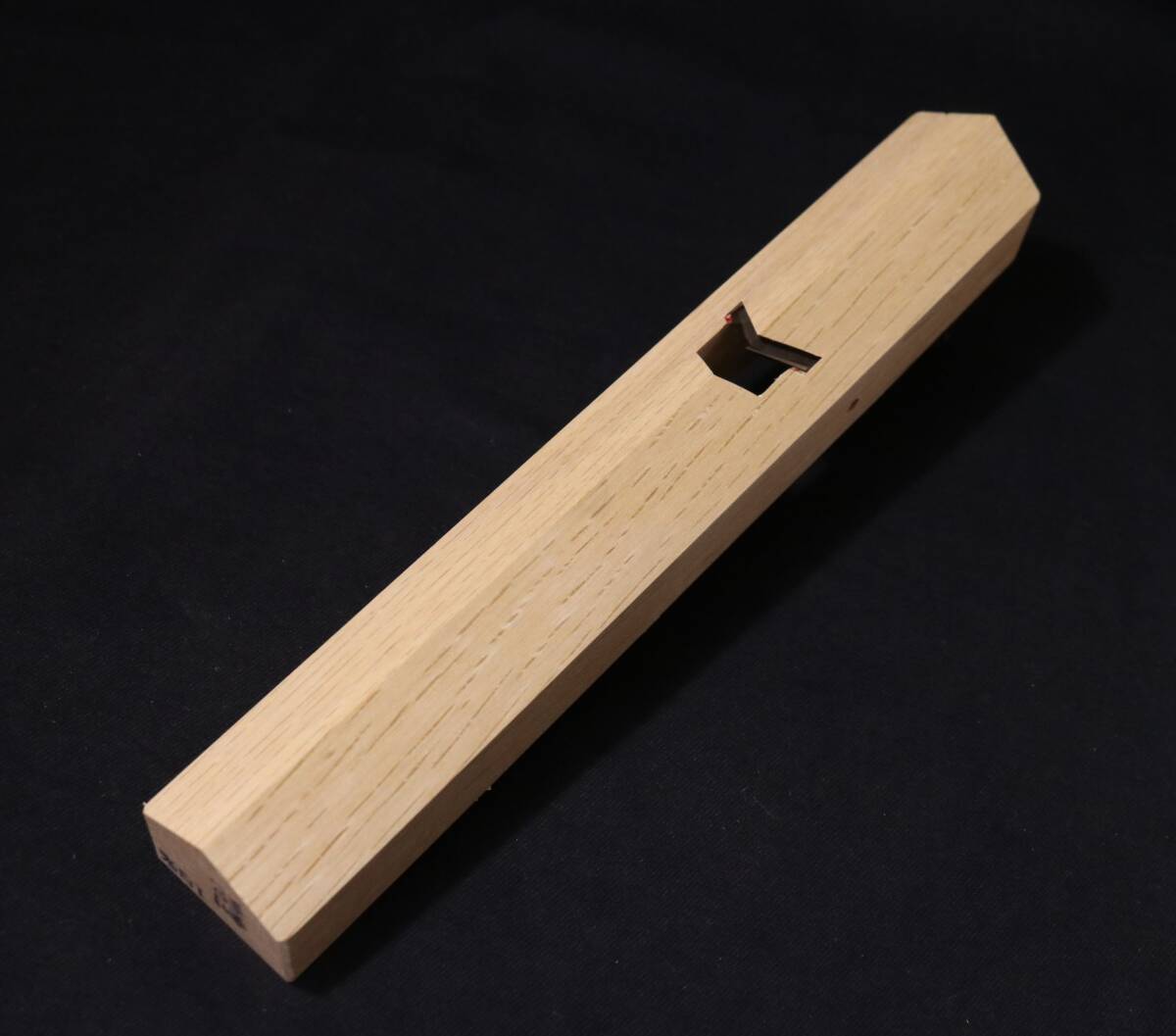 18mm 七寸台 剣鉋 左頼光 青鋼 手打保証 青請合 青紙 カンナ 大工道具_画像6