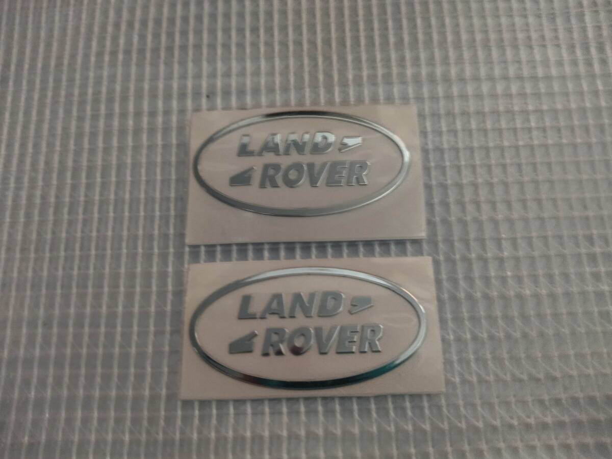 【ゆうパケット送料込】LAND ROVER(ランドローバー) ステッカー 2枚組 縦2cm×横4cm _画像1