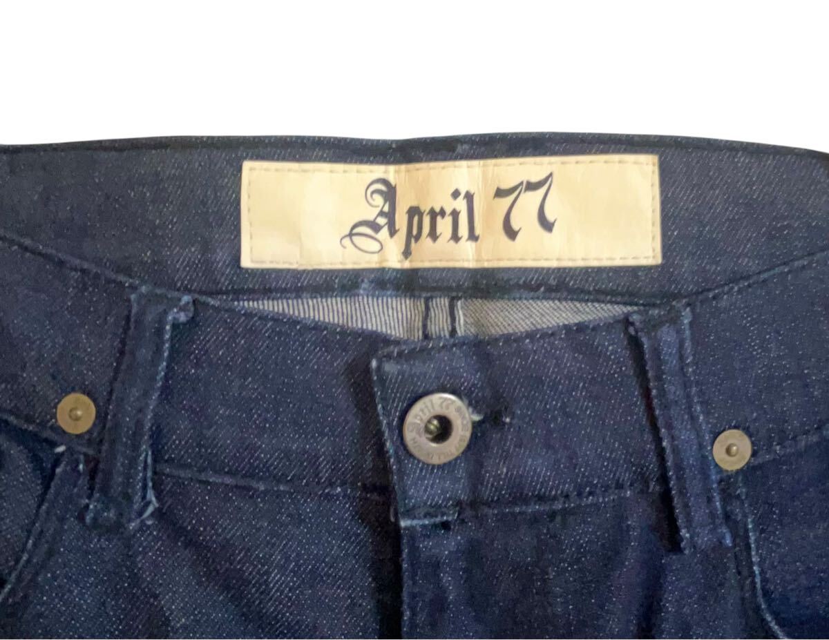 April77 JOEY OVERDRIVE SABBATH スキニーデニム パンツ ジーンズデニム 30 モロッコ製 インディゴ _画像3