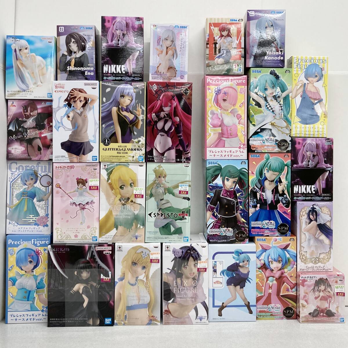 ルパン リゼロ NIKKE 人気アニメ 美少女フィギュア 未開封 33体 まとめ 0641869G☆ 【未開封】アニメ マンガ 美少女系 フィギュア