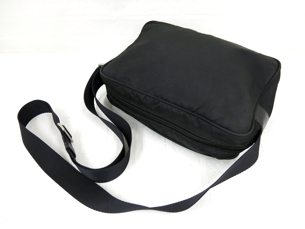 PRADA プラダ ナイロン カーフ レザー 本革 ショルダー バッグ ◇美品◇PRADA プラダ◇ナイロン カーフ レザー 本革