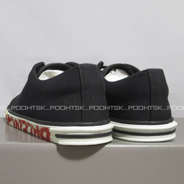 BALENCIAGAバレンシアガMATCHグラフィティ ロゴBBヴィンテージ キャンバス グログラン ローカット スニーカー シューズ36デムナ ヴァザリア_画像3