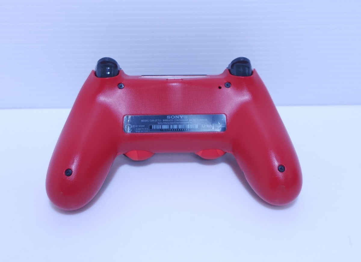 SONY PS4 ワイヤレスコントローラDUALSHOCK 4 CUH-ZCT2J レッド・カモフラージュ プレイステーション4 PS4 美品/動作品 動作確認済(GA-32)_画像8