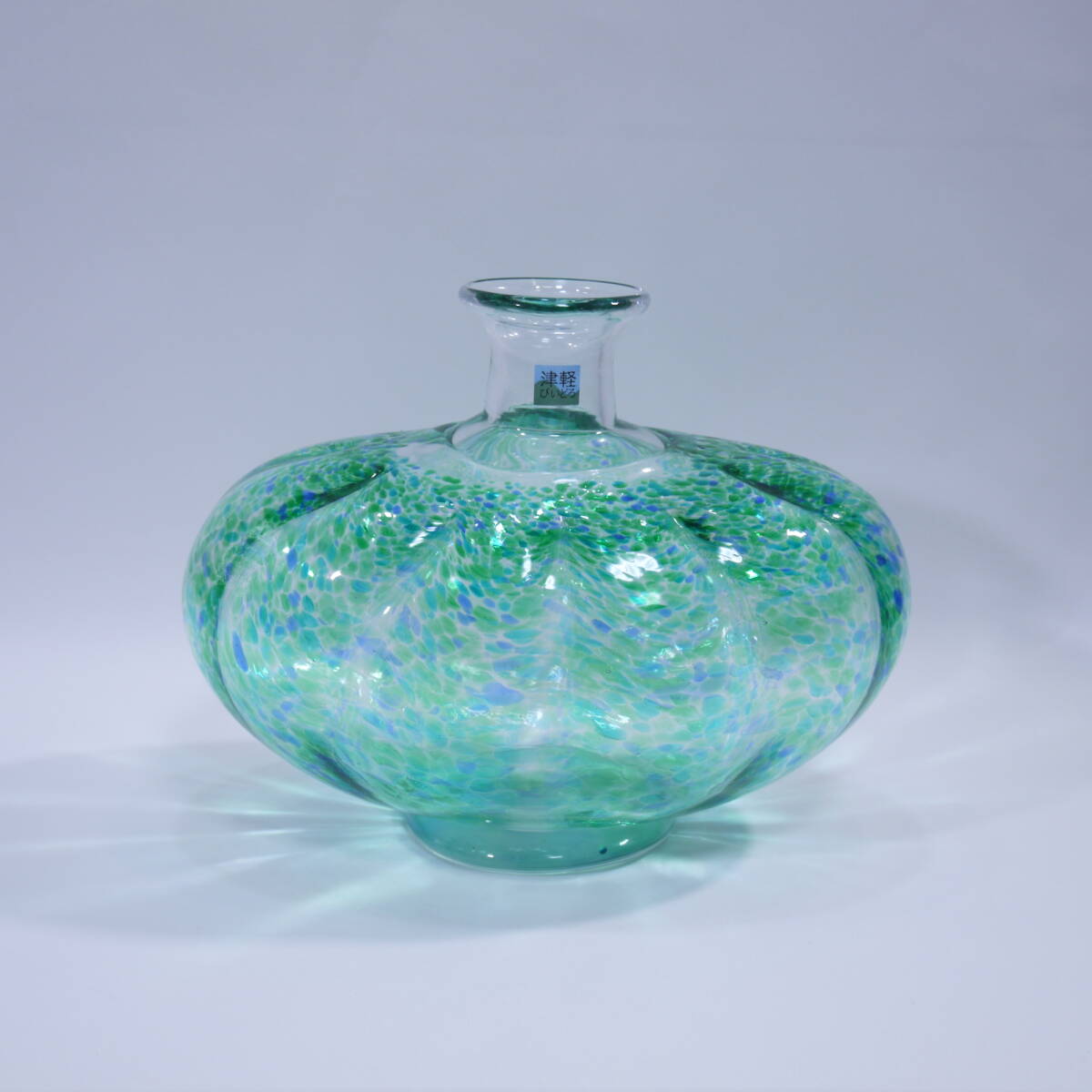 専用品　新品未使用　昭和レトロ　津軽びいどろ　北洋硝子　花瓶 Amazon.co.jp: 青森 津軽びいどろ 北洋硝子 秋村実 ガラス 花器