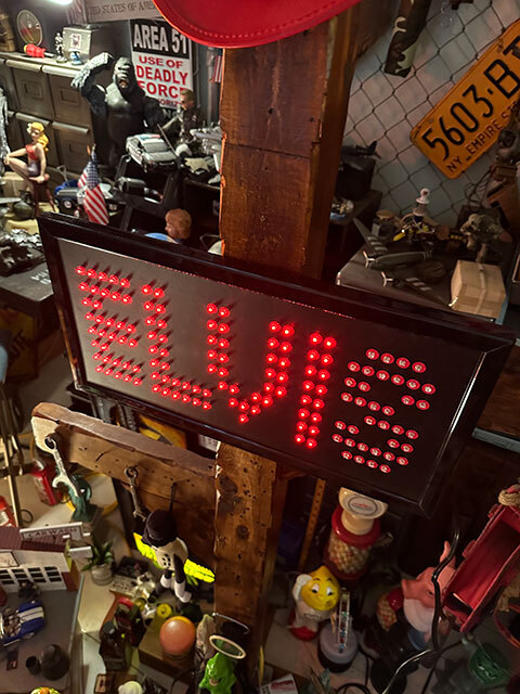 エルヴィス?プレスリー　LEDドットサイン　■ アメリカン雑貨 アメリカ雑貨