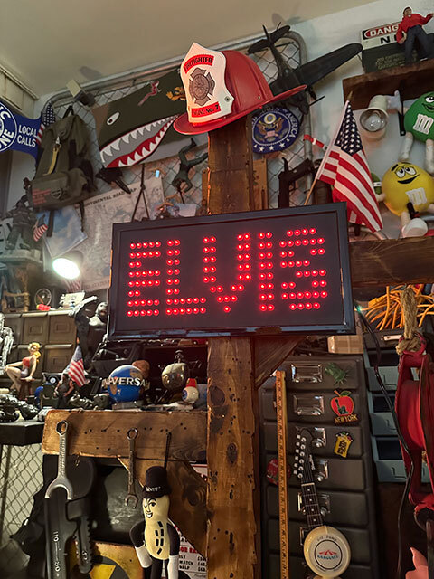 エルヴィス?プレスリー　LEDドットサイン　■ アメリカン雑貨 アメリカ雑貨