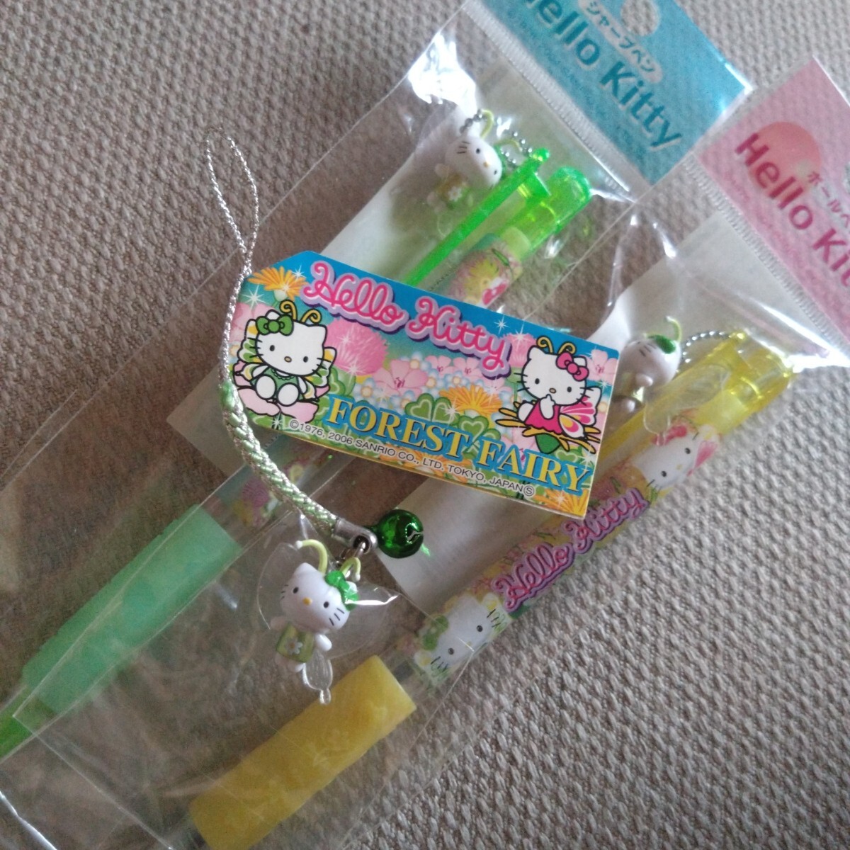 ご当地 ハローキティ Forest fairy フォレストフェアリー2006年製 ご当地キティ 2006 フォレストフェアリーキティちゃん根付け