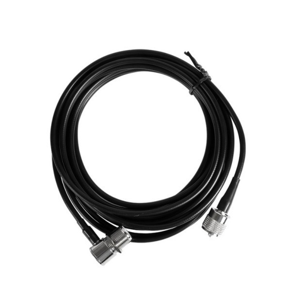 送料520円 アンテナ の設置に 2点セット ルーフレール基台 同軸ケーブル MJ-MP M型 5m アマチュア無線 車載 車 改造 黒 パイプ ブラック_画像4
