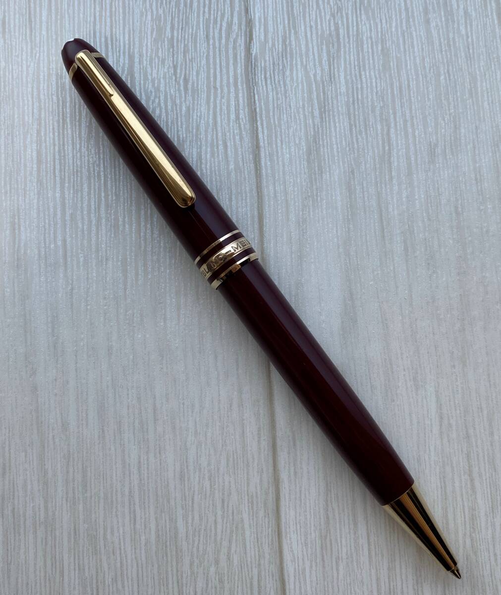 ドイツ製 モンブラン ボルドー色x ゴールド 164 クラシック マイスター