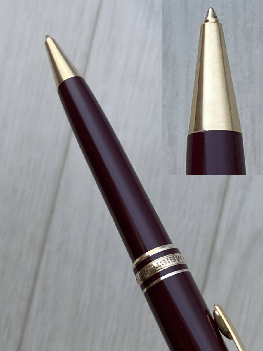 ドイツ製 モンブラン ボルドー色x ゴールド 164 クラシック マイスター