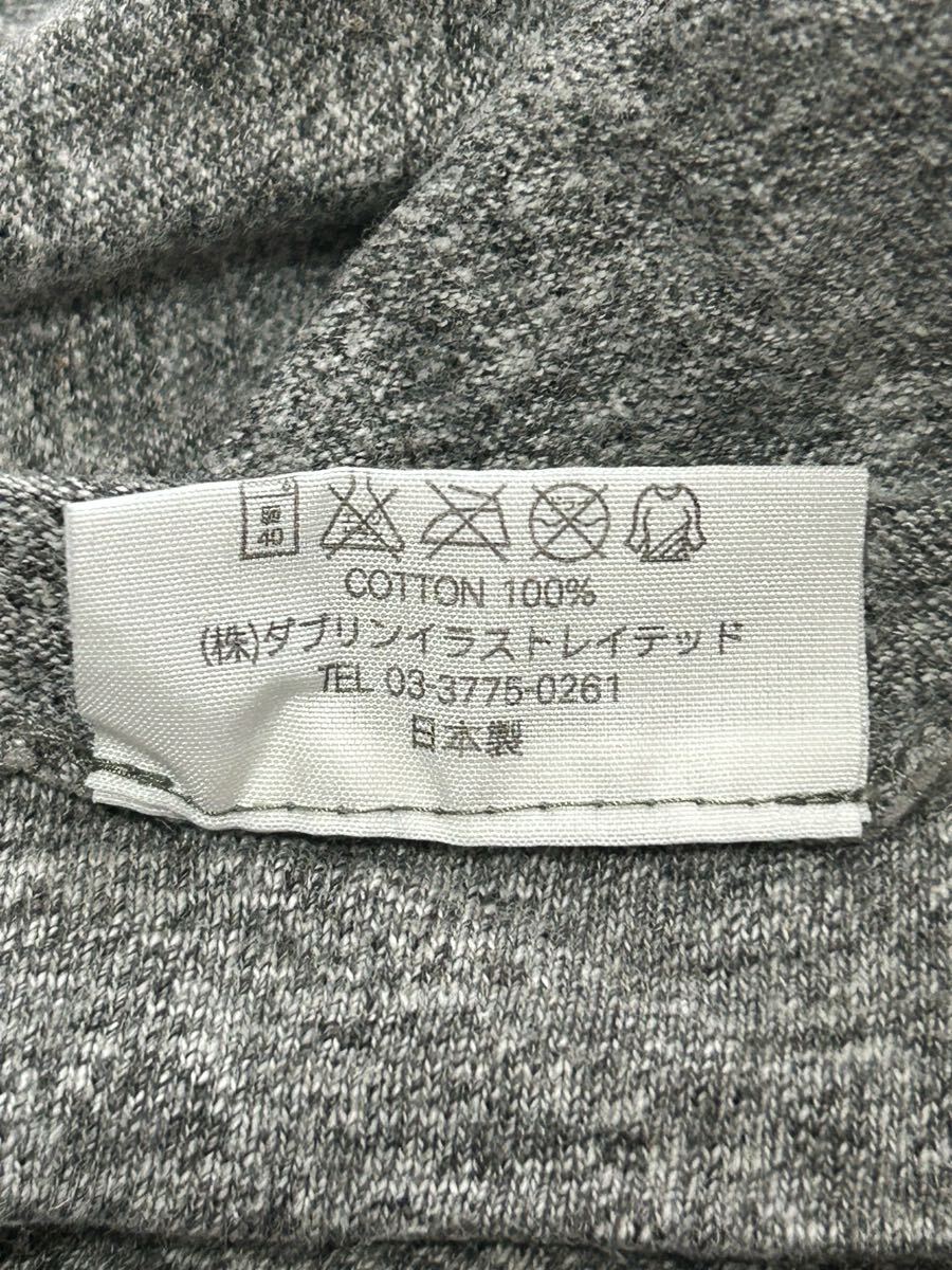 ENTRY SG エントリーエスジー 5部袖 カットソー Tシャツ グレー サイズS 日本製 美品_画像4