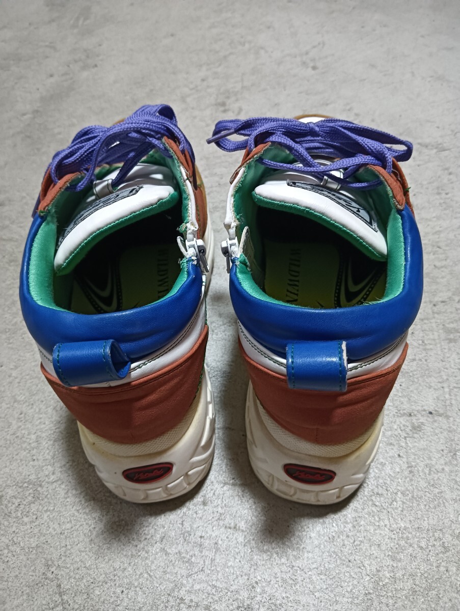 ヨースケ（YOSUKE）厚底スニーカー　使用品　シート高のあるバイクに！_画像2