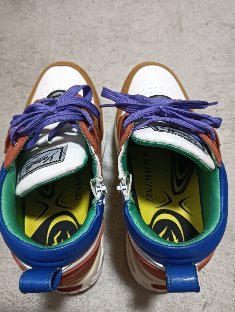 ヨースケ（YOSUKE）厚底スニーカー　使用品　シート高のあるバイクに！_画像5