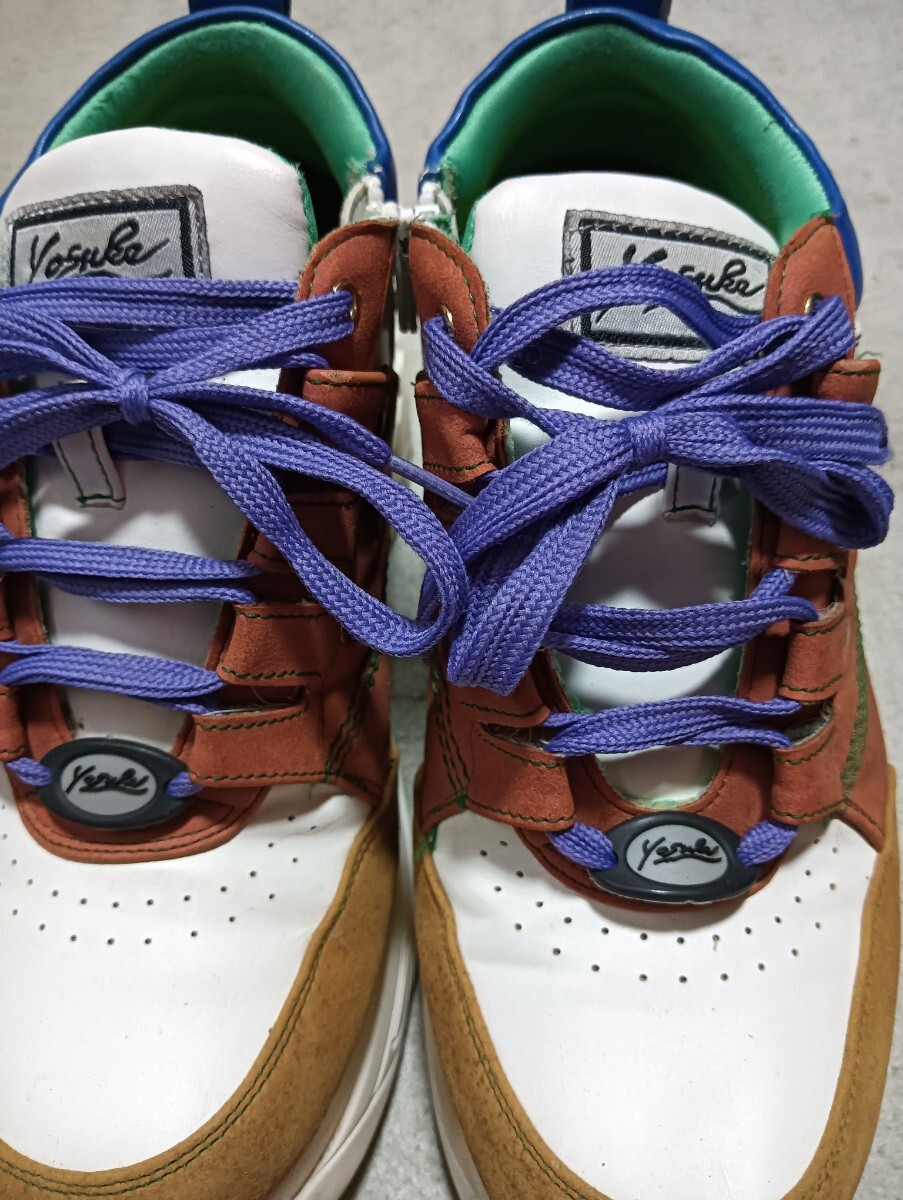 ヨースケ（YOSUKE）厚底スニーカー　使用品　シート高のあるバイクに！_画像6