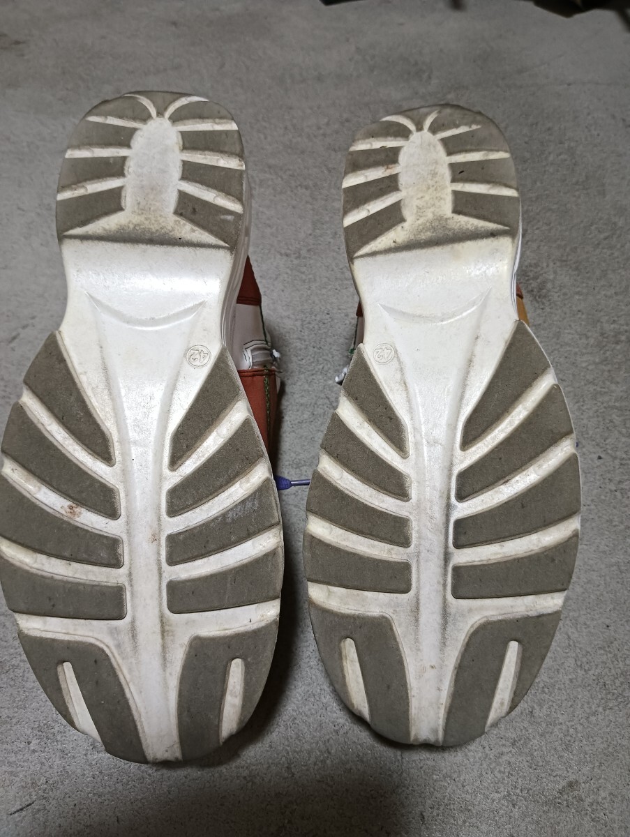 ヨースケ（YOSUKE）厚底スニーカー　使用品　シート高のあるバイクに！_画像7