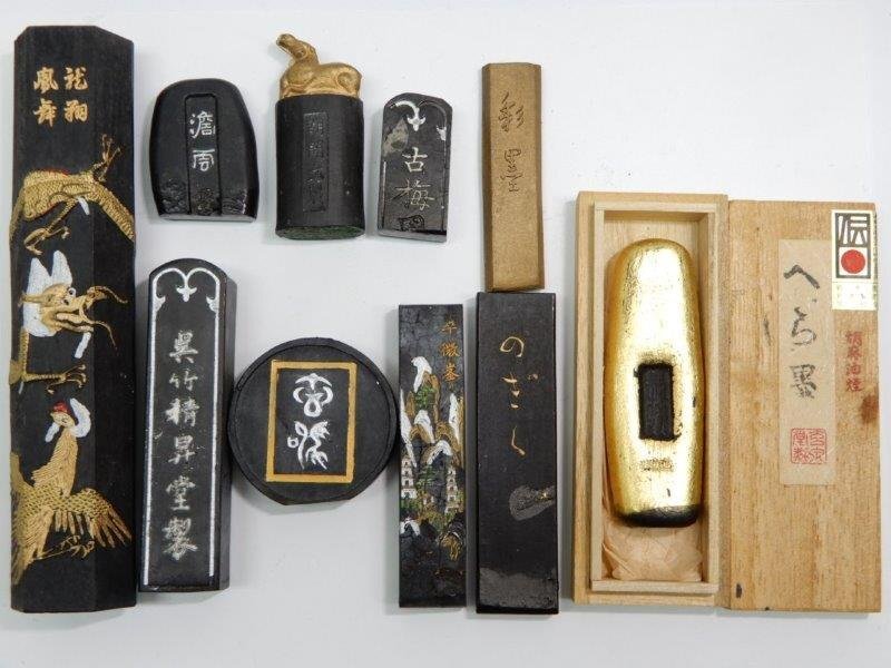 金巻墨や唐物墨等まとめて レターパックプラス可 0705X10G