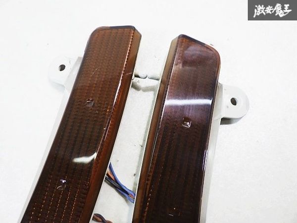 ★LED点灯OK★ 日産 純正加工 Z33 フェアレディZ 前期 フロント リフレクター サイドマーカー マーカー 左右 セット 即納_画像4