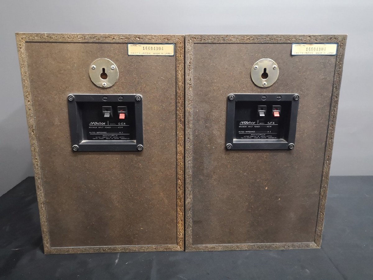 ◆Victor S-E4/se4 コンパクトスピーカー ペア ビクター ◆下取歓迎 m0s9049