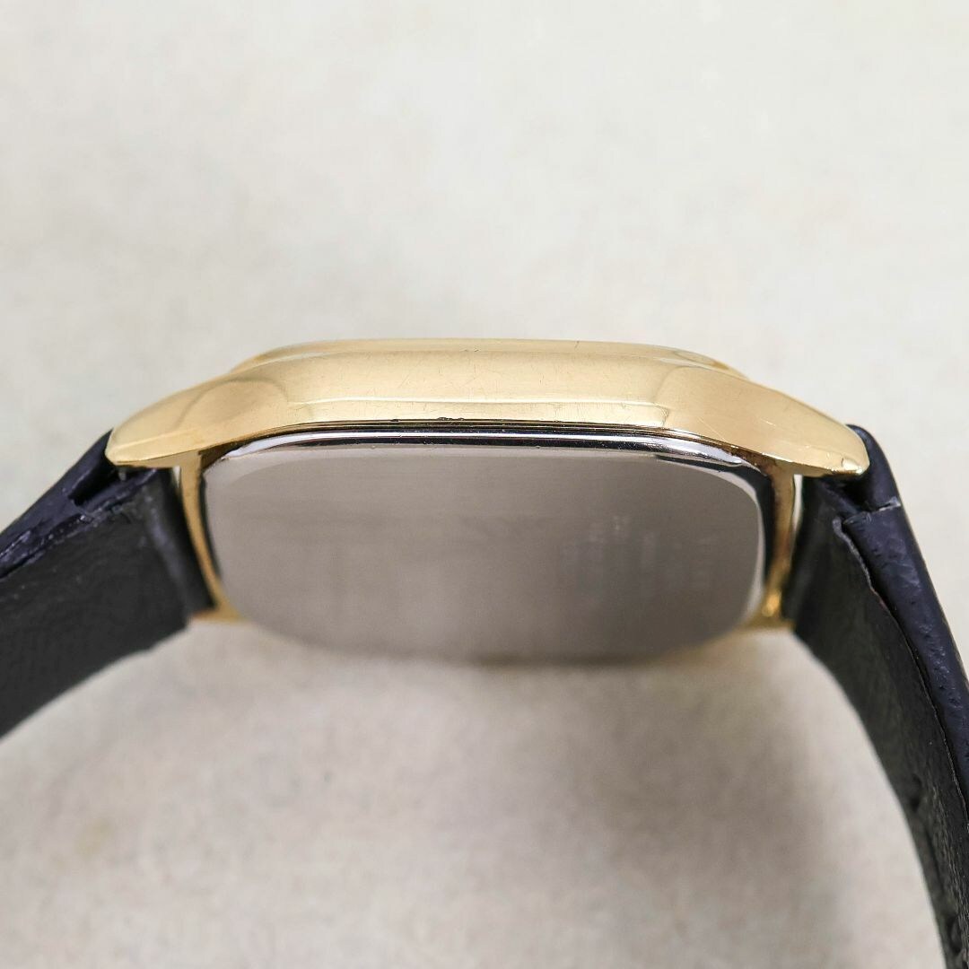 稼働 SEIKO 腕時計 アンティーク 水晶マーク SGP レザー 1897_画像6