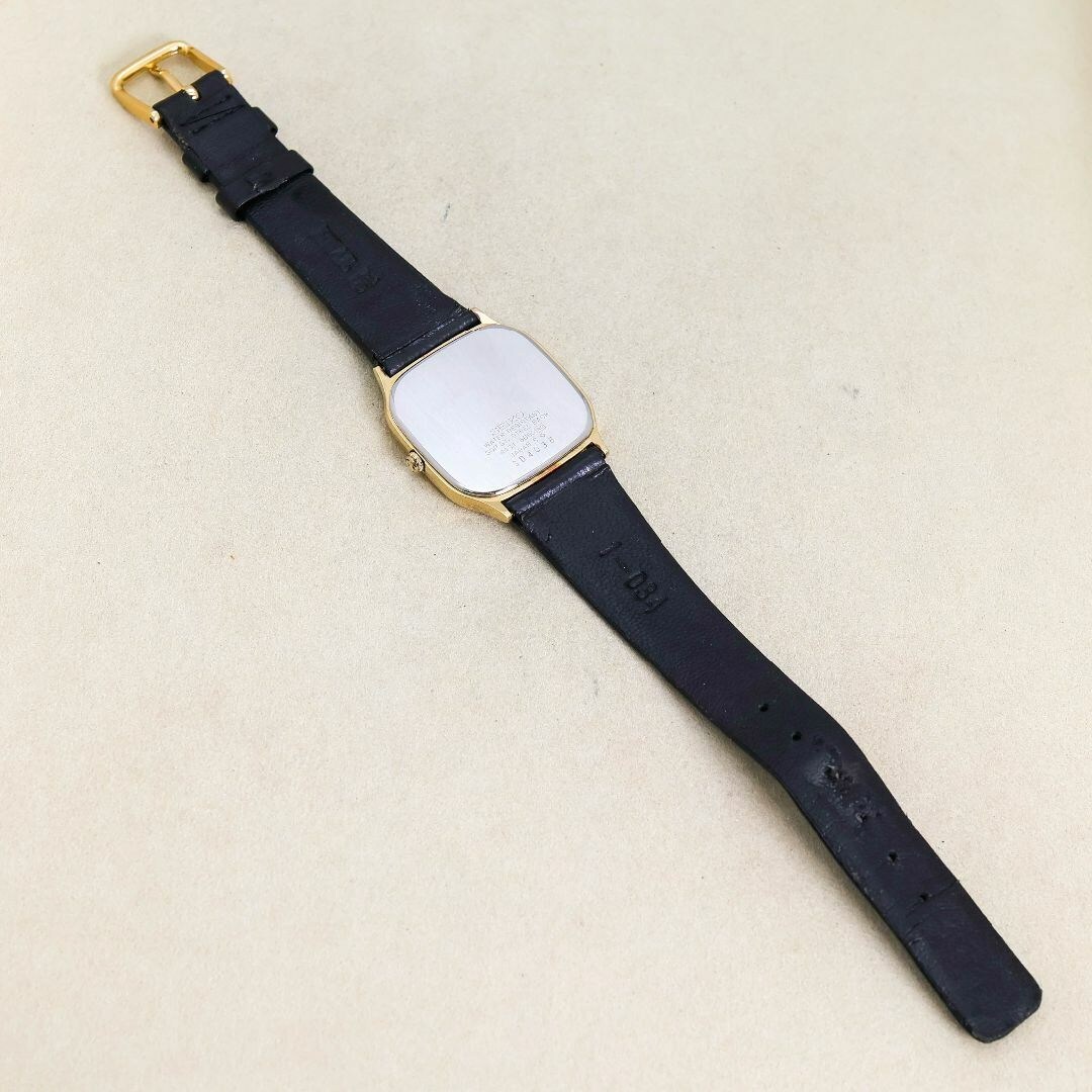 稼働 SEIKO 腕時計 アンティーク 水晶マーク SGP レザー 1897_画像8