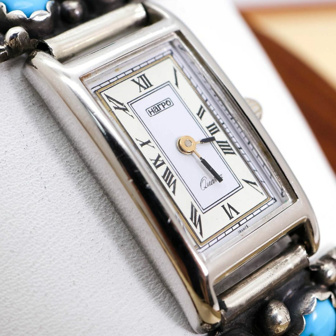 稼働 Harpo 腕時計 I.D. インディアンジュエリー ターコイズ 1646_画像4