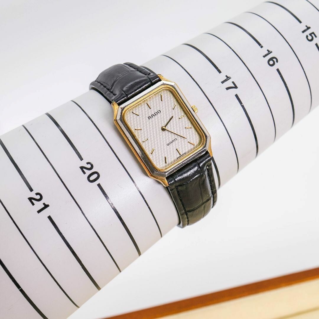 稼働 RADO 腕時(shí)計(jì) アンティーク スクエア レディース 特殊文字盤 140 