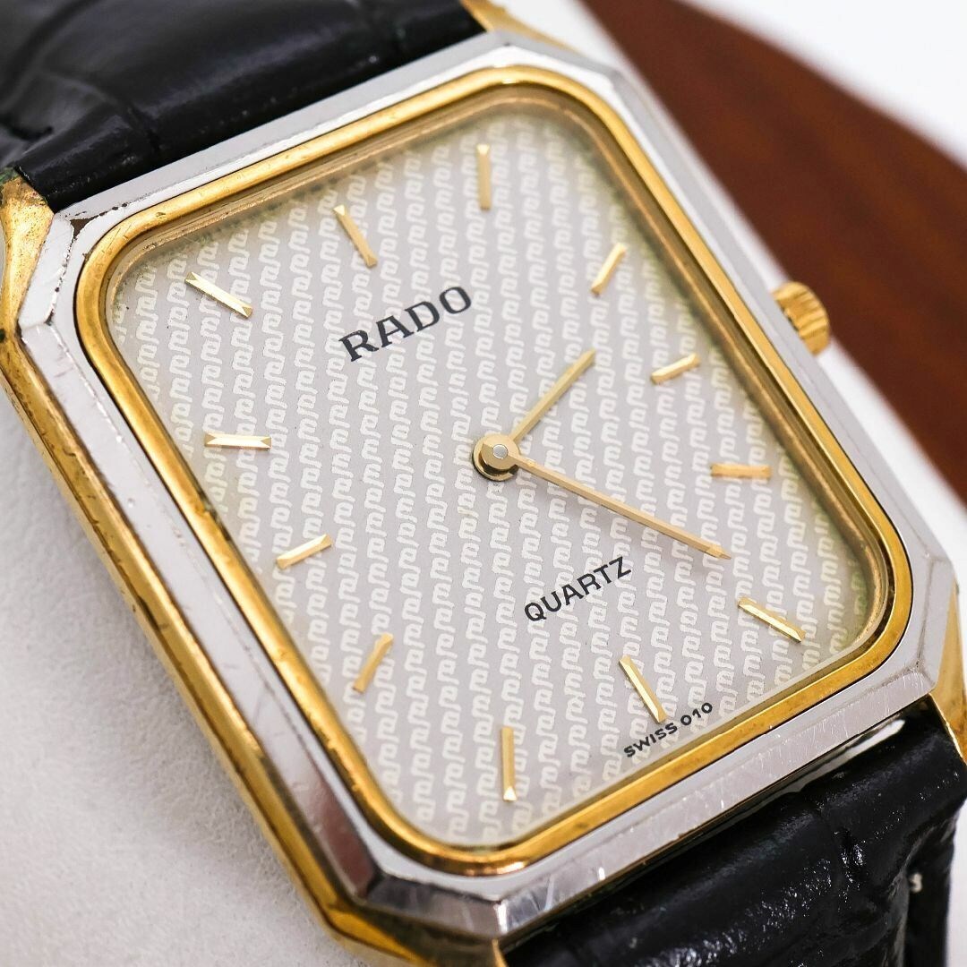 稼働 RADO 腕時(shí)計(jì) アンティーク スクエア レディース 特殊文字盤 140 