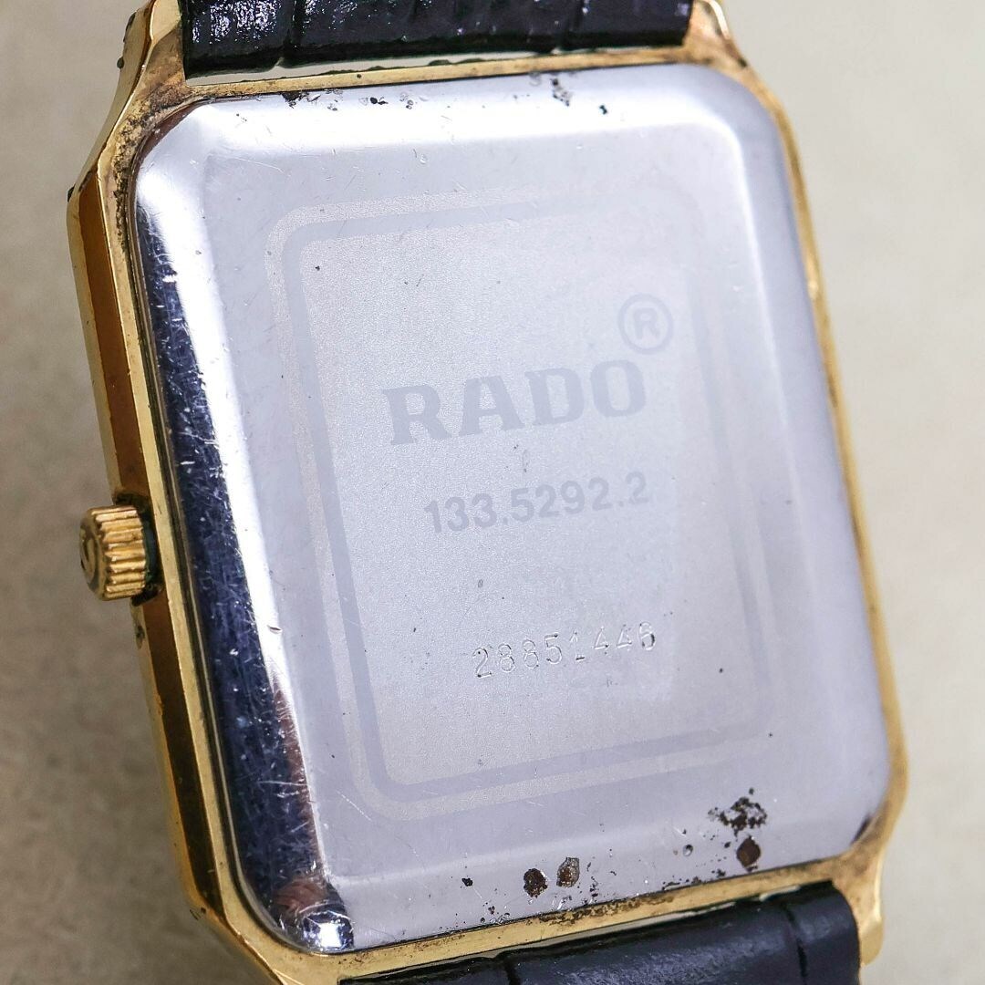 稼働 RADO 腕時(shí)計(jì) アンティーク スクエア レディース 特殊文字盤 140 